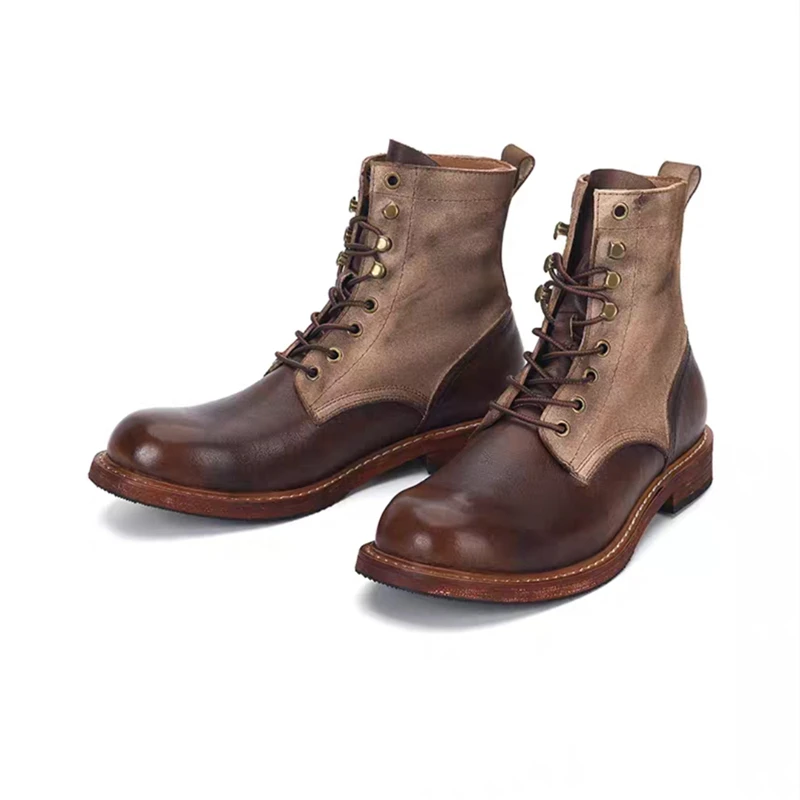 Men'S Shoes Low Top - اليدوية خمر البريطانية أعلى جودة حذاء