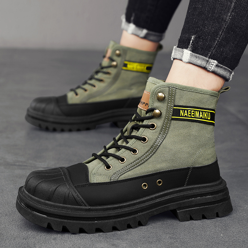 Men'S Shoes Low Top - رجل قماش الأحذية موضة عالية أعلى