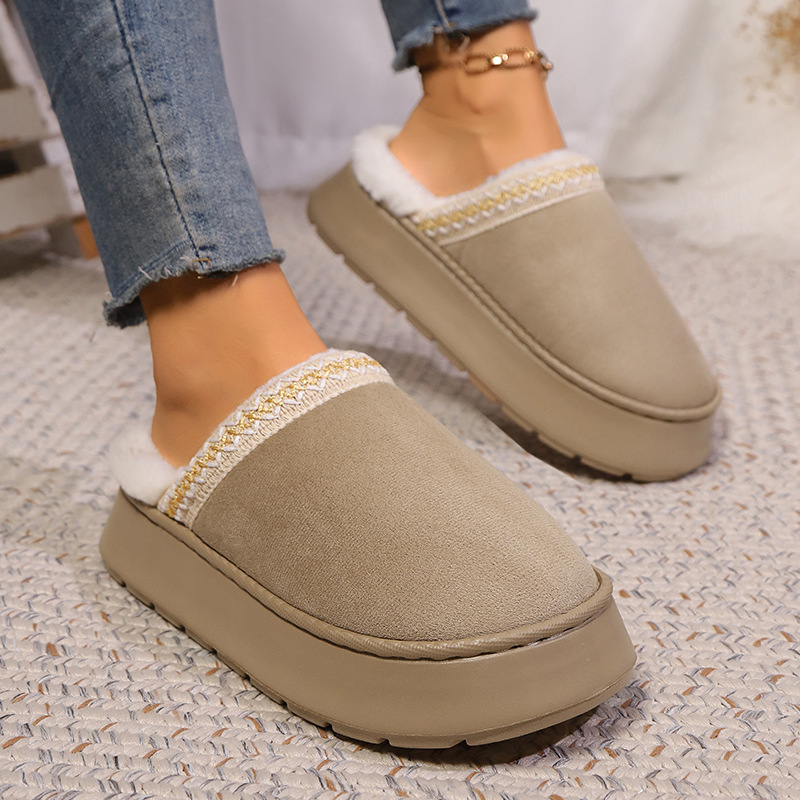 Men'S Shoes Grip - المنزل النعال النساء شتاء دافئ غامض