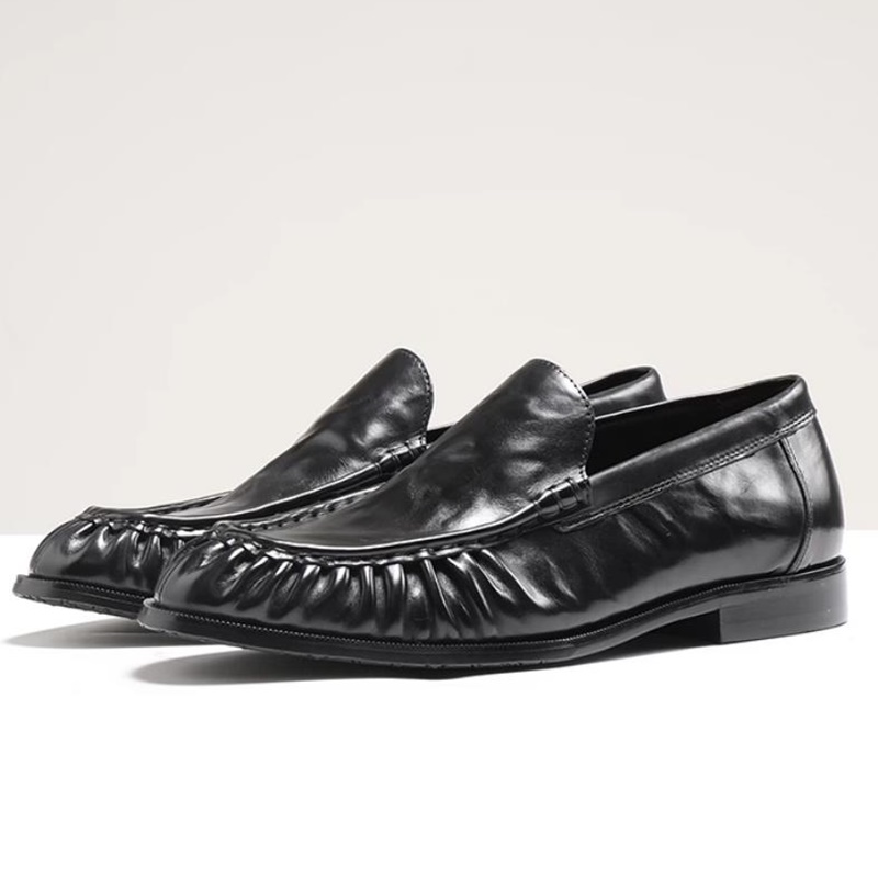 أحذية جلدية رجالية ناعمة بدون  - مراجعة Men'S Shoes Grip وسعره