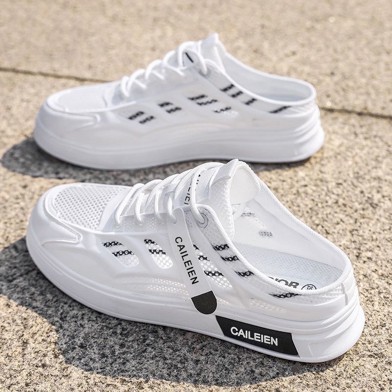 أحذية رجالية صيفية عصرية بنعل  - مراجعة Men'S Shoes Half Cut وسعره