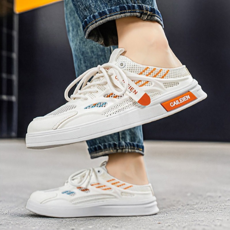 أحذية رجالية صيفية عصرية بنعل  - مراجعة Men'S Shoes Half Cut وسعره