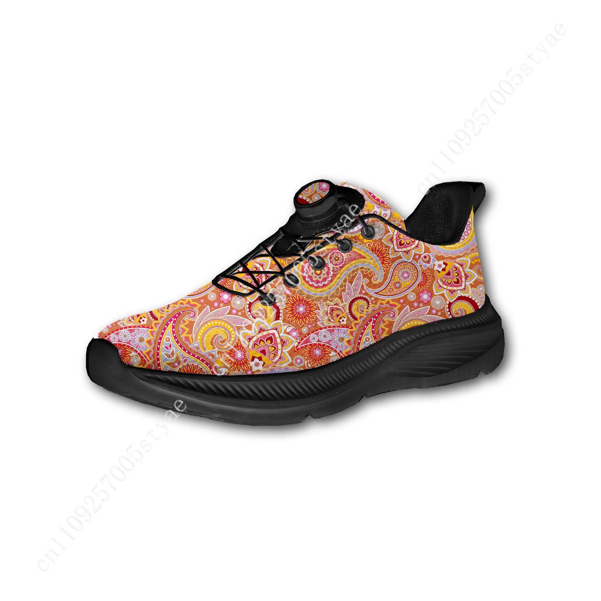 أحذية مشي مخصصة بطباعة زهور ما - مراجعة Men Shoes Sneakers وسعره