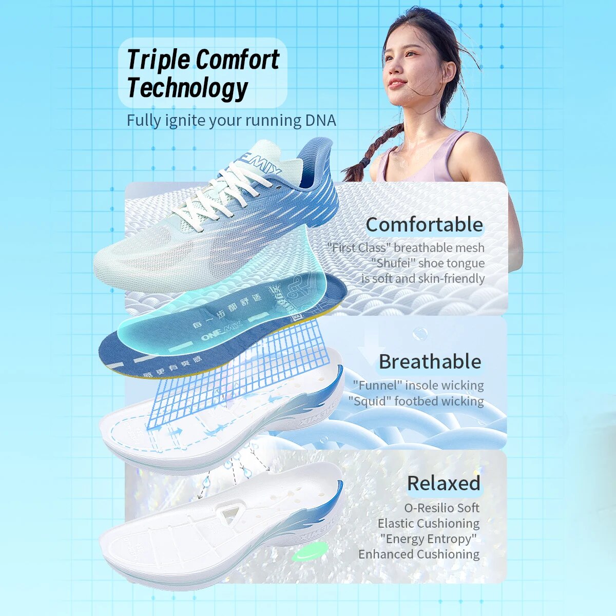 Onemix 2025 جديد تنفس سرعة احذ - مراجعة Men'S Shoes Half Cut وسعره