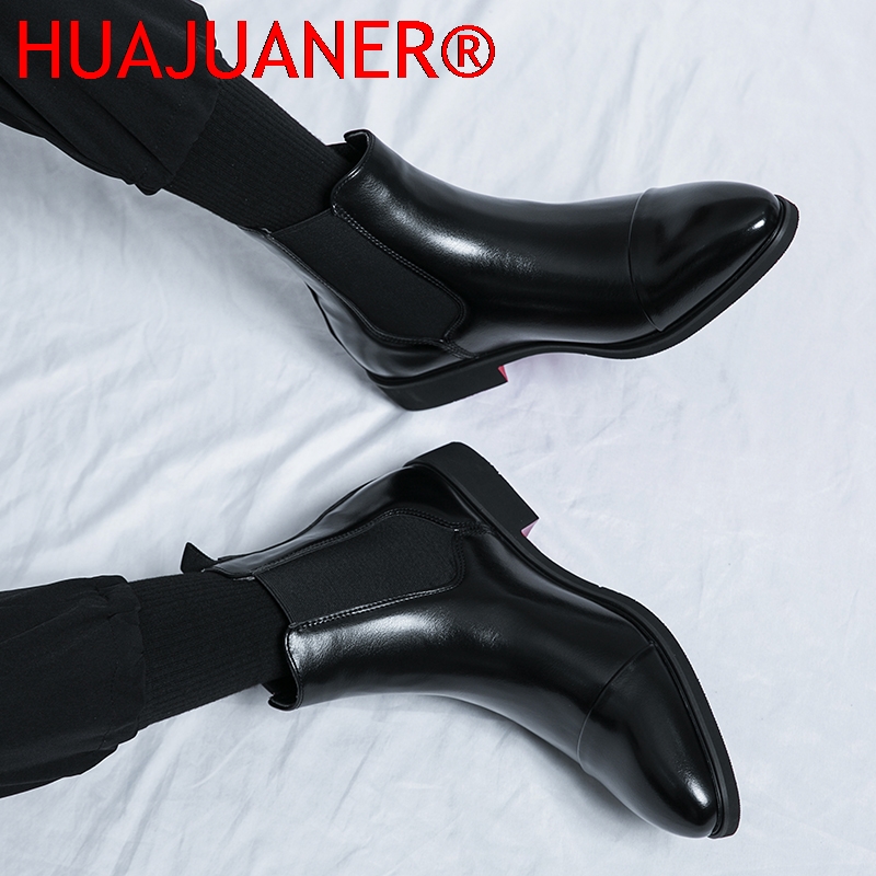 النمط البريطاني الرجال الأسود  - مراجعة Men Shoes Red Bottom وسعره