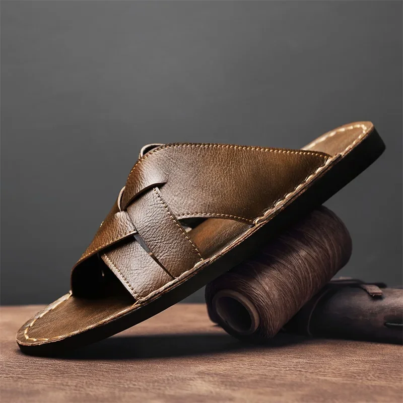 صنادل رجالية كاجوال من الجلد ا - مراجعة Men'S Shoes Top Brands وسعره
