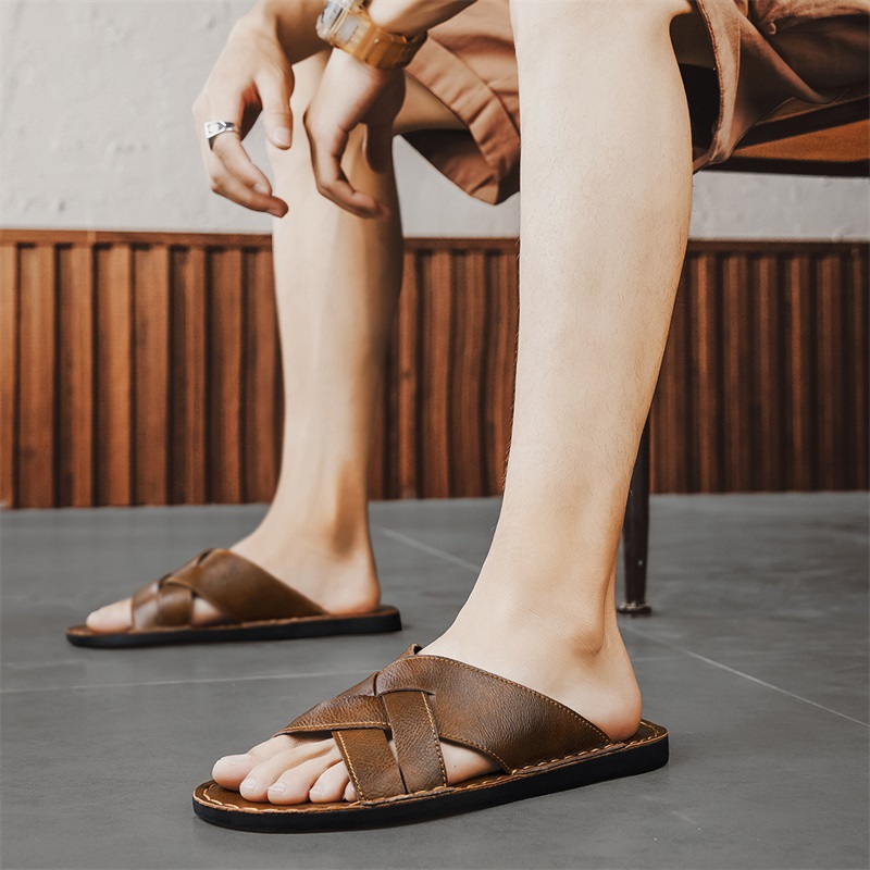 صنادل رجالية كاجوال من الجلد ا - مراجعة Men'S Shoes Top Brands وسعره
