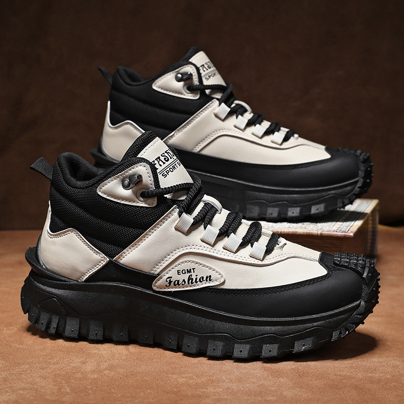 أحذية رجالية للمشي لمسافات طوي - مراجعة Men'S Shoes Black And White وسعره