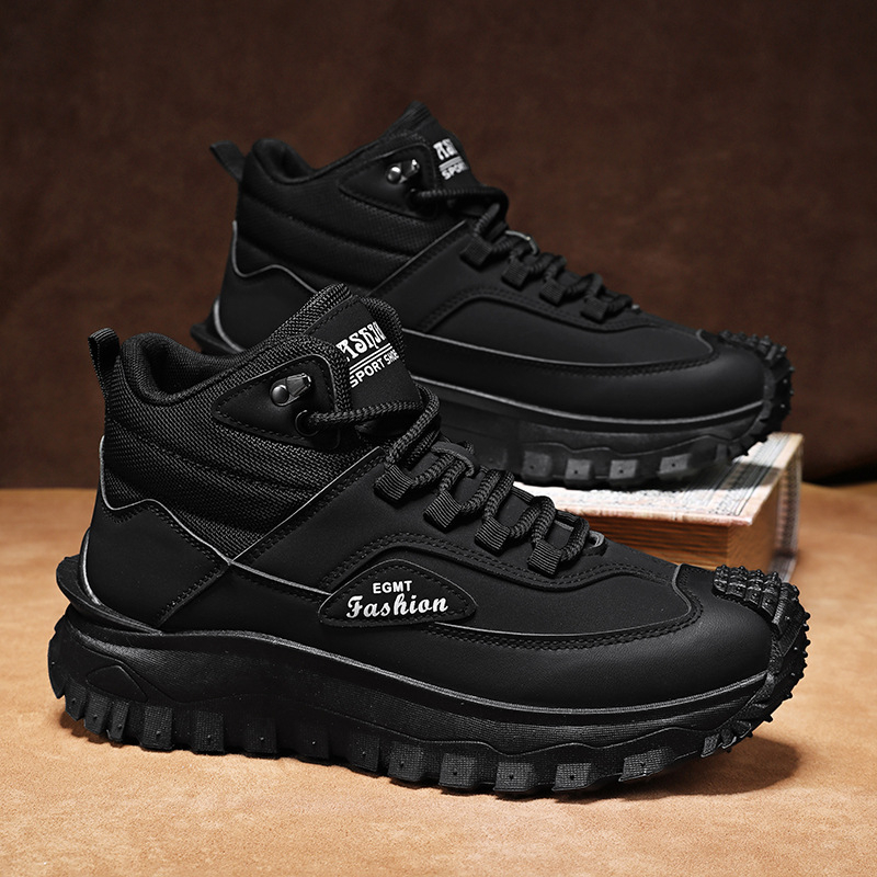 أحذية رجالية للمشي لمسافات طوي - مراجعة Men'S Shoes Black And White وسعره