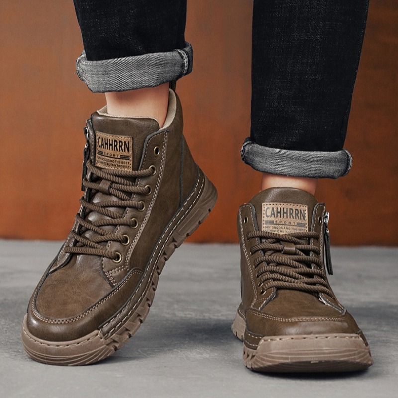 أحذية جلدية عالية الرقبة للرجا - مراجعة Men'S Shoes Low Top وسعره