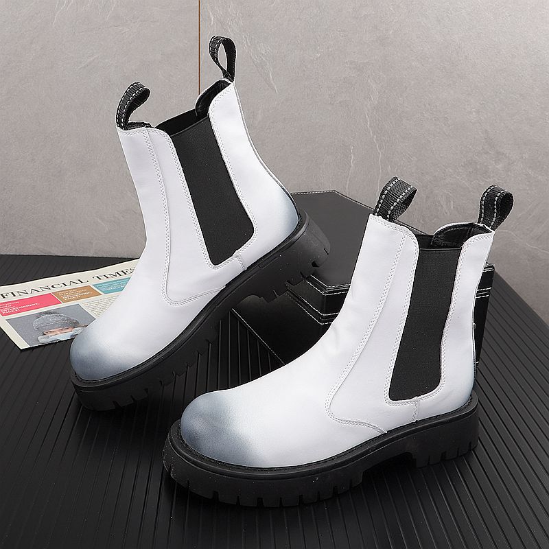 أحذية رجالية فاخرة من الجلد ال - مراجعة Men'S Shoes Black And White وسعره