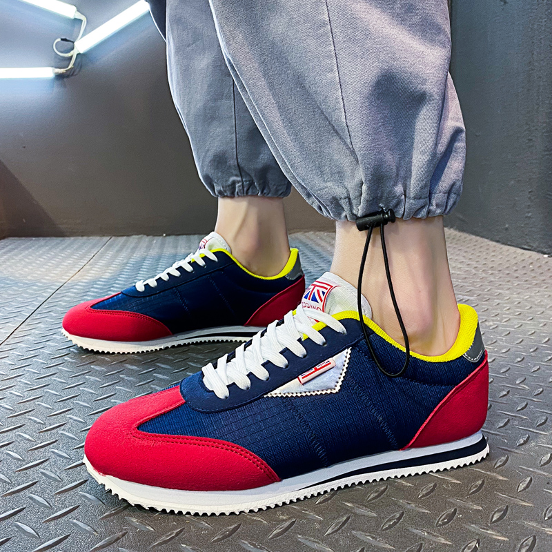 أزرق أحمر أحذية رياضية خفيفة ا - مراجعة Men'S Shoes Half Cut وسعره