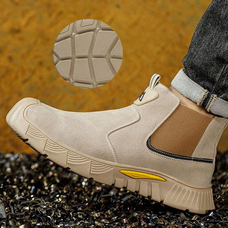 أحذية عمل مقاومة للتآكل ومتينة - مراجعة Men Shoes Sneakers وسعره
