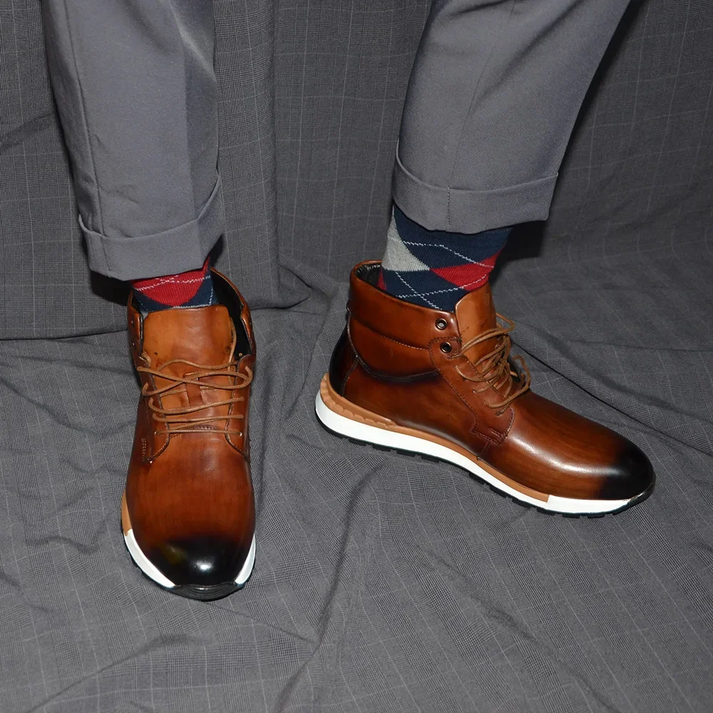 أحذية رجالية فاخرة للشتاء من ا - مراجعة Men'S Shoes Low Top وسعره