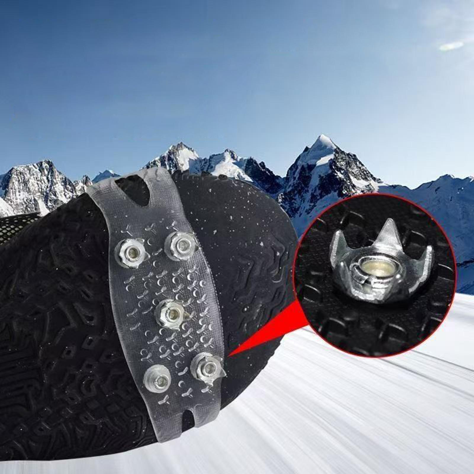 أحذية ثلجية شفافة مضادة للانزل - مراجعة Men'S Shoes Grip وسعره
