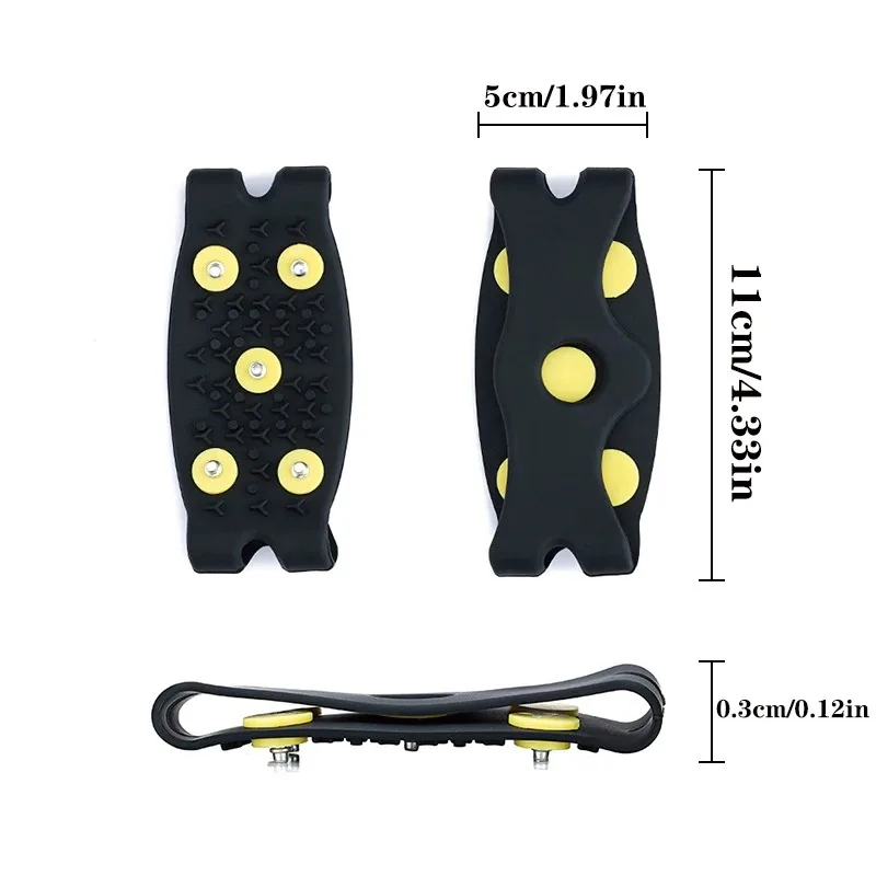 5/1 زوج 5 مسمار مكافحة زلة الج - مراجعة Men'S Shoes Grip وسعره