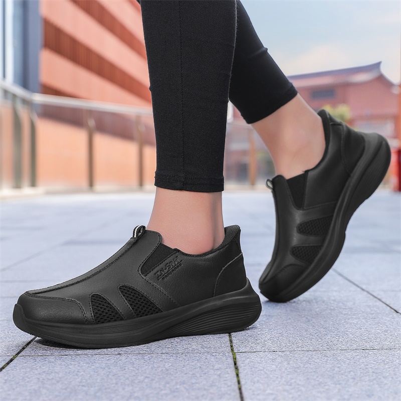أحذية عمل للممرضين والممرضات ل - مراجعة Men'S Shoes Black And White وسعره