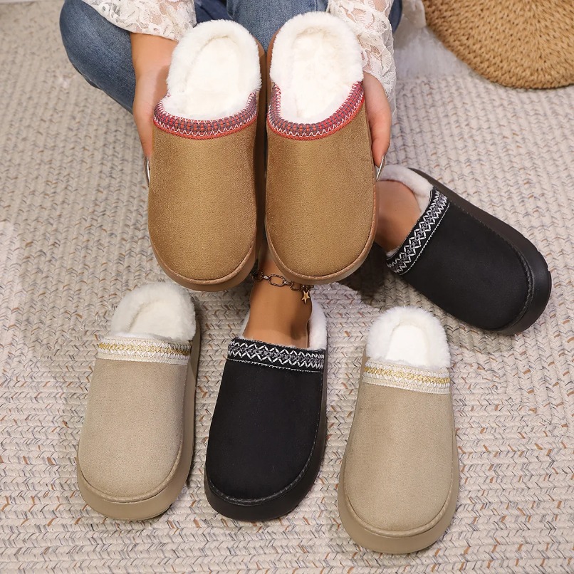 المنزل النعال النساء شتاء دافئ - مراجعة Men'S Shoes Grip وسعره
